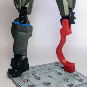 Prosthetic leg for Dummy 13