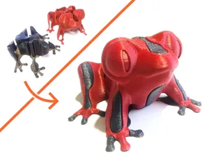 Single Extruder - Dual Color - Burp the Derpy Frog