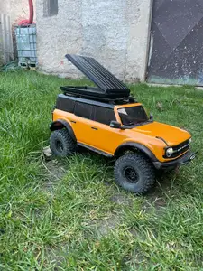 Rc 1:10 scale triangular roof tent. Střešní stan trojúhelníkoví .