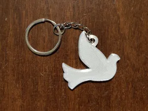 Dove Key Ring- Easter Key Ring