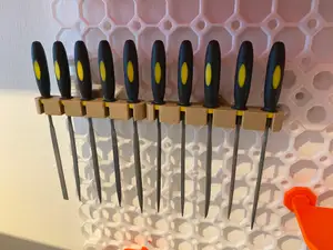 needle file holder for multiboard