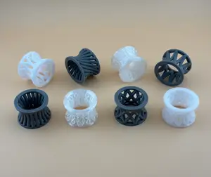 Tactile Toroid Multi‑Pattern Fidget Rings Set for Sensory Play and Display Holding