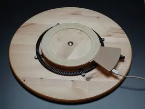 Motorized IKEA SNUDDA Turntable