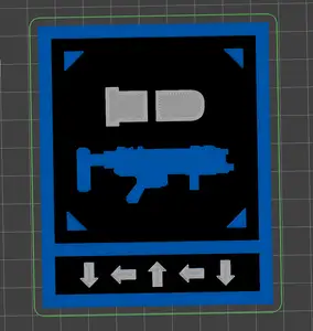 Helldivers 2 Grenade Launcher Plaque (Non AMS Compatible)