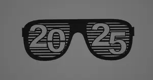 2025 HAPPY NEW YEAR GLASSES