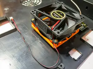 40 mm to 80 mm motherboard fan adapter for Qidi Q2