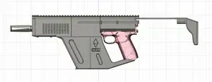 AAP 01 Criss Victor (Kriss Vector) conversion kit (With integrated silencer!) WIP