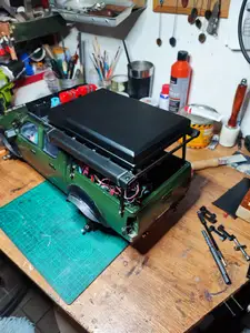 Rc 1:10 scale roof tent. Střešní stan camper.