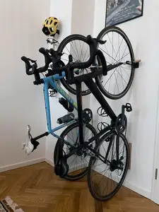 Vertical bike wall mount