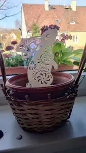 Easter Bunny flowerpot decoration