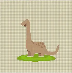 Dinosaur Pixel Puzzle