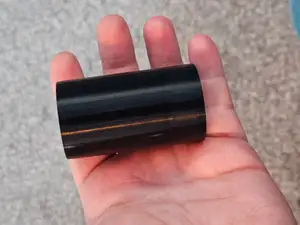 Roller caster support for a plastic shelf unit