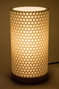 Honeycomb lamp shade
