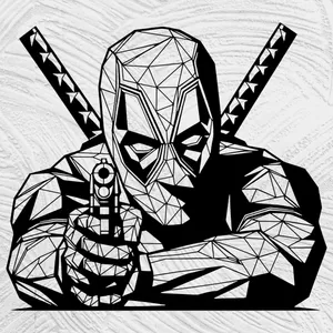 deadpool low poly