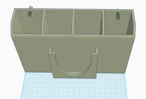 Hanging Tool Organizer with Sticky Note Holder