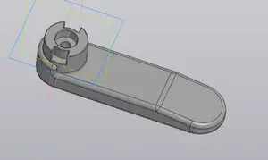 Largus rear door handle