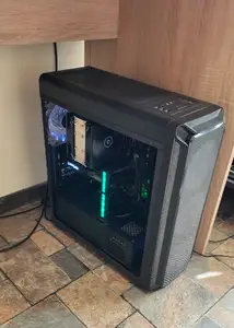 Adjustable graphic card support bracket LED light