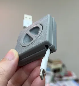 Mobile phone cord collection box