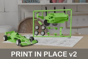 Formula One Car - Kit Card v2