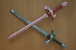 Sasha Waybright's heron swords