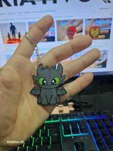keychain night fury