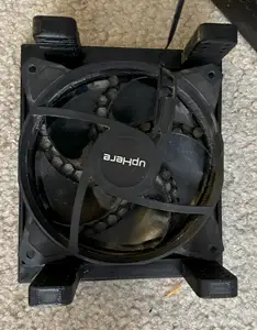 120mm Fan Bracket for PC 5.25" Bay with Honeycomb grill