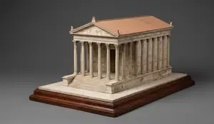 Roman Temple Jupiter Juno Minerva SPQR Classical Ancient Rome Pagan religion