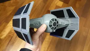 Darth Vader Tie Fighter (single filament print) - better components separation (only 6 plates of components)