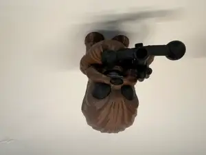 Baby Wookie with gun