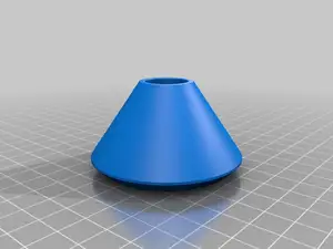 Modified locking cone for Universal stand-alone filament spool holder