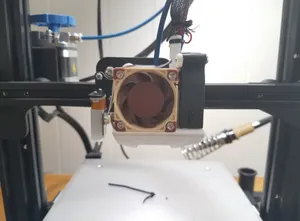 Red Squirrel Compact Fan Housing - Ender 3 v2 4020 and 5015 fans