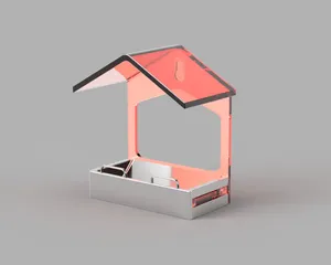Bird feeder for window with sliding Tray