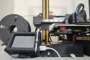 Raspberry Pi 4B + 3.5" Touchscreen Case with Rpi Camera Mount (For Printers with 4040 Extrusion)