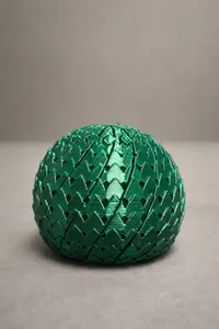 Expandable Fidget Dragon Scale Sphere – Articulated Scaled Stress Toy