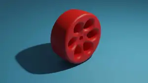 Side wheel for children's bike