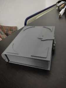 Book box with screw lock