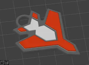 Helldivers 2 Eagle 500kg keychain
