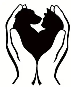 Handheld Heart-shaped Love Cat And Dog wall art