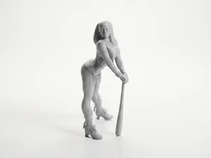 Harley Quinn Baseball Figurine DC Comics 3D Printable