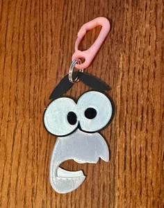 Inside Out - Fear movie Pixar movie, 3 colors no AMS keychain, earrings etc.