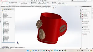 TASA DECORATIVA DE CAFE