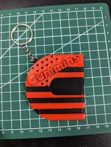 Cummins C Keychain