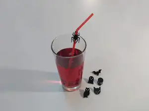 Halloween Party Straw Markers / Halloweenské značky na brčka
