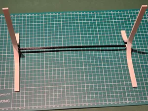 Mini photo booth rod for A3 sheet