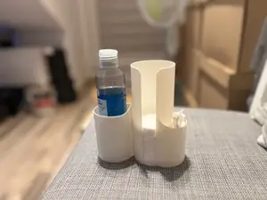 Holder for cotton pads/buds and makeup remover