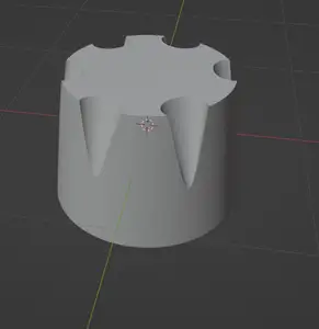 hood on the hub of the ATV