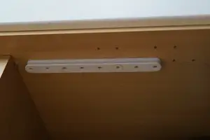 wardrobe shelf floor pins drilling jig | Einlegebodenbohrschablone