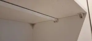 Cabinet Shelf Support - Reinforcement with Angle Steel bar