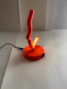 Woman face designer lamp