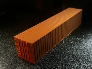 Sea container 40ft H0 | Easy-to-print